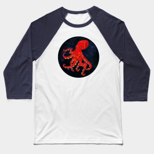 Space Octopus Baseball T-Shirt